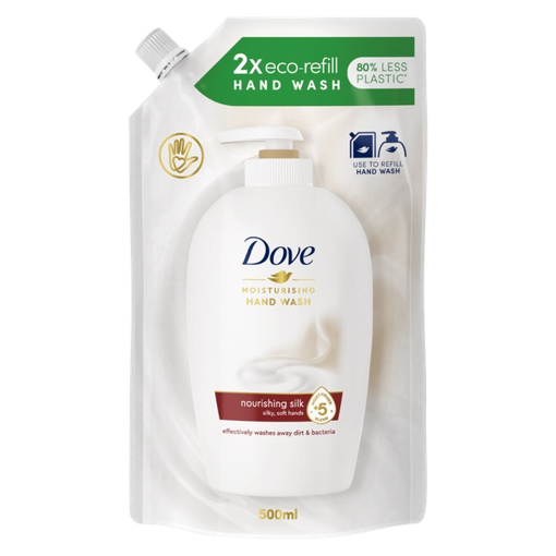 DOVE ΚΡΕΜΟΣΑΠΟΥΝΟ ΑΝΤΑΛΛΑΚΤΙΚΟ 500ML (SILK)