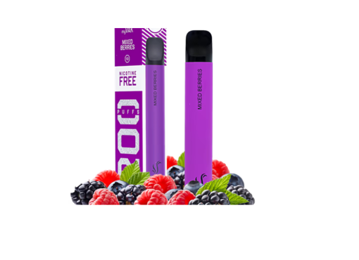 MY VAK ΗΛΕΚΤΡΟΝΙΚΟ ΤΣΙΓΑΡΟ ΜΙΑΣ ΧΡΗΣΗΣ (MIXED BERRIES) ΧΩΡΙΣ ΝΙΚΟΤΙΝΗ 3,2ml 1200 PUFFS