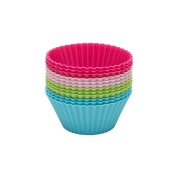 ΦΟΡΜΑΚΙΑ ΣΙΛΙΚΟΝΗΣ ΑΤΟΜΙΚΑ CUP CAKES ΣΕΤ 12ΤΜΧ