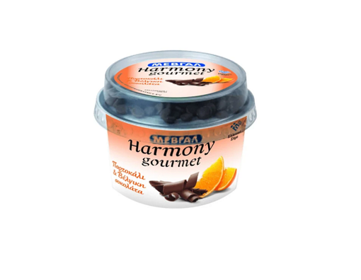 ΜΕΒΓΑΛ HARMONY 1% GOURMET ΠΟΡΤΟΚΑΛΙ ΚΑΙ ΝΙΦΑΔΕΣ ΣΟΚΟΛΑΤΑΣ 160gr