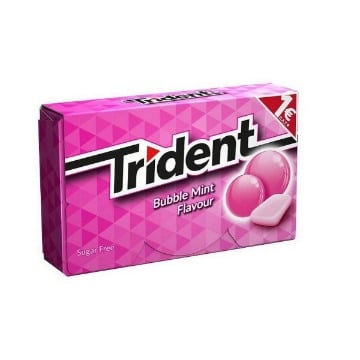 TRIDENT BUBBLE MINT ΤΣΙΚΛΕΣ ΧΩΡΙΣ ΖΑΧΑΡΗ (23,8g)