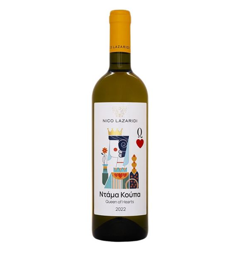 ΛΑΖΑΡΙΔΗ ΝΤΑΜΑ ΚΟΥΠΑ ΚΡΑΣΙ ΛΕΥΚΟ ΞΗΡΟ 750ml (CHARDONNAY)