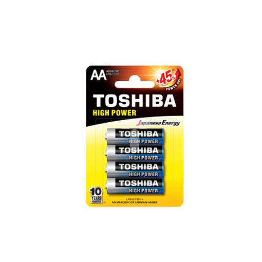 TOSHIBA ΑΛΚΑΛIKH AA (4τεμ.) - (ΜΕ ΦΟΡΟ 0,08€)