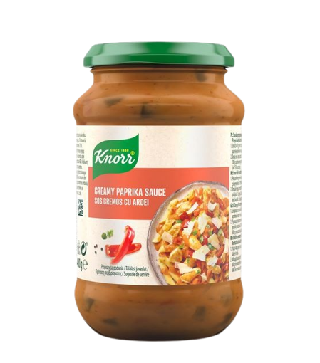 KNORR ΕΤΟΙΜΗ ΣΑΛΤΣΑ ΤΟΜΑΤΑ - ΠΙΠΕΡΙΑ 400gr