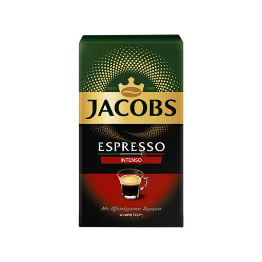 JACOBS ESPRESSO ΔΥΝΑΤΟΣ 225gr. - (INTENSO)