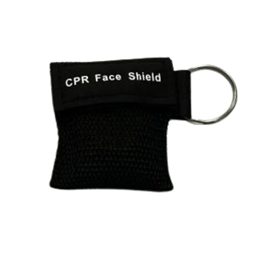 Μάσκα CPR Face Shield σε μπρελόκ (ΜΑΥΡΟ)