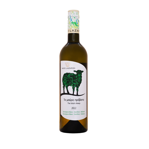 ΛΑΖΑΡΙΔΗ ΜΑΥΡΟ ΠΡΟΒΑΤΟ ΛΕΥΚΟ ΞΗΡΟ 700ml (SAUVIGNON BLANC)