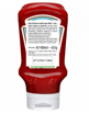 HEINZ KETCHUP ZERO SUGAR/SALT 425gr