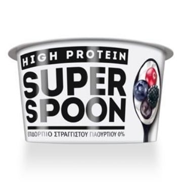 ΚΡΙ ΚΡΙ HIGH PROTEIN SUPER SPOON (2x170g) - (Μύρτιλο,Βατόμουρο,Φραγκοστάφυλλο,Cranberry)