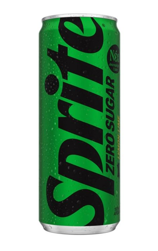 SPRITE ZERO SUGAR 330ml - (LEMON/LIME)