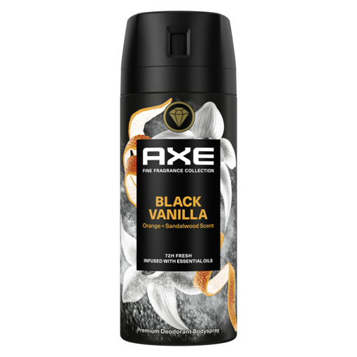 AXE ΑΠΟΣΜΗΤΙΚΟ SPRAY 72h 150ml - (BLACK VANILLA)