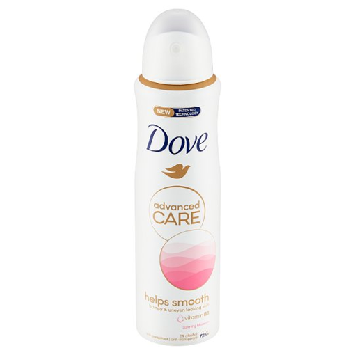 DOVE ΑΠΟΣΜΗΤΙΚΟ SPRAY ADVANCED CARE 72h 150ml - (HELPS SMOOTH)