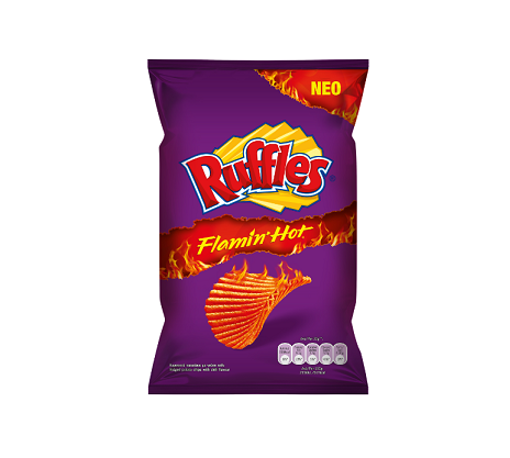 RUFFLES CHIPS 90gr. - (FLAMIN HOT)