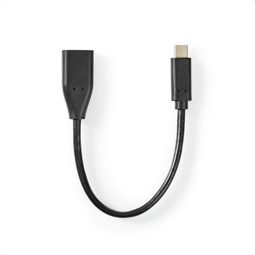 ΚΑΛΩΔΙΟ OTG, USB 3.2 GEN 1x1 TYPE-C - USB A 0.2m NEDIS CCGT61710BK02