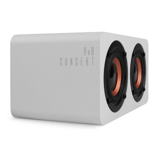 ΞΥΛΙΝΟ ΦΟΡΗΤΟ BLUETOOTH ΗΧΕΙΟ ΣΕ PURE WHITE ΧΡΩΜΑ 10W NOD RnB CONCERT