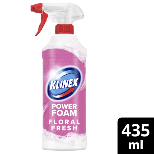 KLINEX ΣΠΡΕΥ FOAM ΚΑΘΑΡΙΣΤΙΚΟ ΜΠΑΝΙΟΥ 435ml - FLORAL