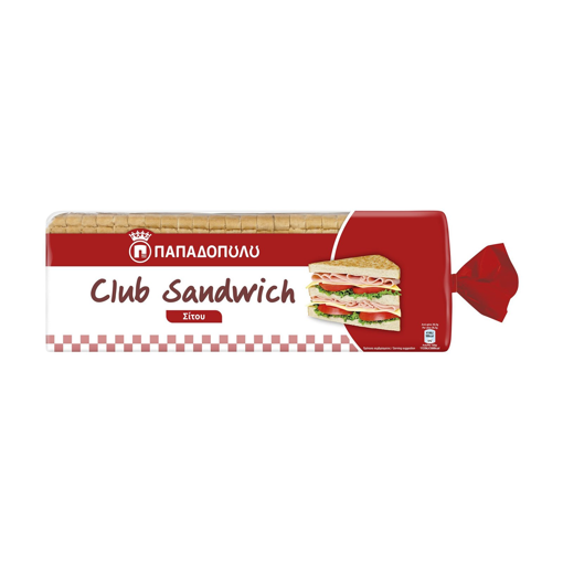 ΠΑΠΑΔΟΠΟΥΛΟΥ ΣΙΤΟΥ CLUB SANDWICH 950gr