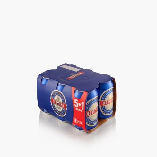 ΒΕΡΓΙΝΑ LAGER ΜΠΥΡΑ ΚΟΥΤΙ 330ml (5+1ΔΩΡΟ)