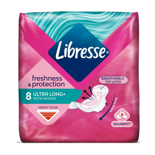 LIBRESSE ΣΕΡΒΙΕΤΑ ULTRA THIN LONG 8τεμ.