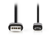 ΚΑΛΩΔΙΟ USB HIGH-SPEED A - MICRO USB 2m NEDIS CCGT60500BK20
