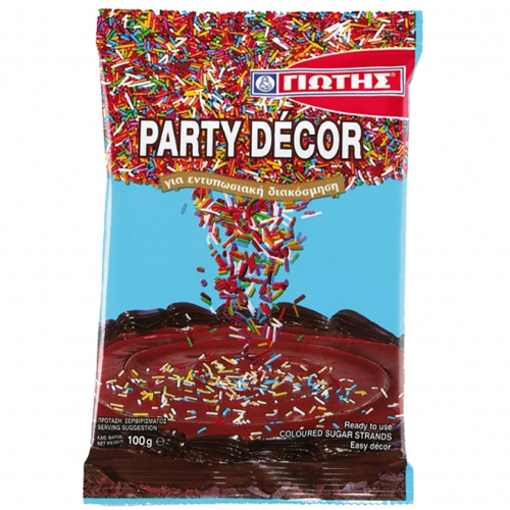 ΓΙΩΤΗΣ ΤΡΟΥΦΑ ΧΡΩΜΑΤΙΣΤΗ PARTY DECOR 100gr.