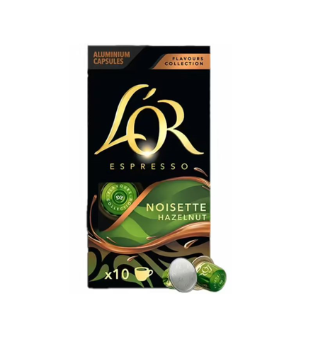 LOR CAPS ESPRESSO NOISETTE HASELNUT 10τμχ.