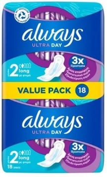 ALWAYS ULTRA DAY VALUE PACK 18τμχ. - (LONG)