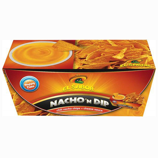 NACHO N’DIP CHEESE EL SABOR 175g + (Chili nacho chips 85g)