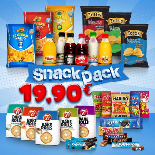 ΠΡΟΣΦΟΡΑ ΠΑΚΕΤΟ SNACK 19,90€