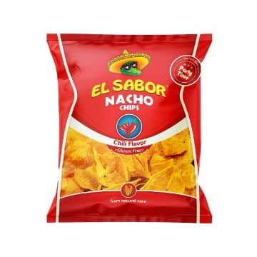 NACHO CHIPS CHILI 225g