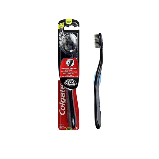 COLGATE ΟΔΟΝΤΟΒΟΥΡΤΣΑ 360o - (CHARCOAL BLACK)