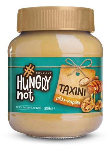 HUNGRY NOT ΤΑΧΙΝΙ ΜΕ ΜΕΛΙ & ΚΑΡΥΔΙ 350g