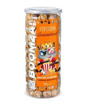 BOOMZA CARAMELIZED POPCORN 170g - (SALTED CARAMEL)