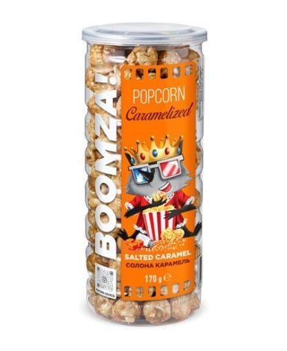 BOOMZA CARAMELIZED POPCORN 170g - (SALTED CARAMEL)