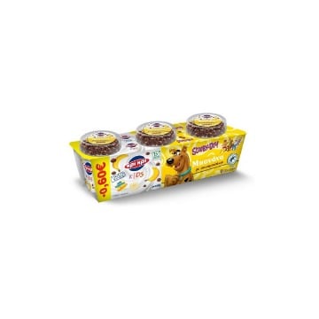 ΚΡΙ ΚΡΙ Kids ΕΠΙΔΟΡΠΙΟ ΓΙΑΟΥΡΤΙΟΥ SCOOBY DOO (3x150gr)(-0,60) - ΜΠΑΝΑΝΑ
