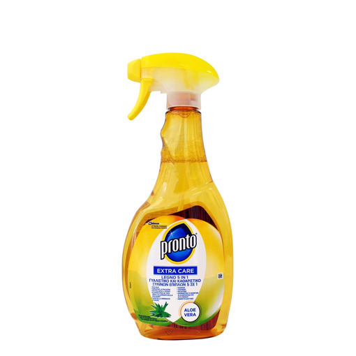PRONTO ΥΓΡΟ 5in1 ΓΙΑ ΞΥΛΙΝΕΣ ΕΠΙΦΑΝΕΙΕΣ 500ml - (ALOE)