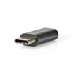 ΑΝΤΑΠΤΟΡΑΣ USB HIGH-SPEED TYPE-C - MICRO USB B NEDIS CCGP60910BK