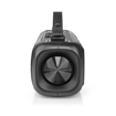 ΦΟΡΗΤΟ TWS ΗΧΕΙΟ BLUETOOTH 30W ΜΕ ΑΦΑΙΡΟΥΜΕΝΗ ΔΕΡΜΑΤΙΝΗ ΛΑΒΗ ΜΕΤΑΦΟΡΑΣ NEDIS SPBB316BK