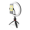 RING LIGHT 10 (26cm) ΜΕ 120 ΛΑΜΠΕΣ LED ΚΑΙ ΤΡΙΠΟΔΟ ΣΤΗΡΙΞΗΣ NEDIS RLSTND100BK