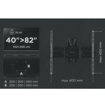 MELICONI SLIMSTYLE PLUS 400 SDR ΒΑΣΗ ΤΗΛΕΟΡΑΣΗΣ ΜΕ ΒΡΑΧΙΟΝΑ