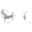 MELICONI SLIMSTYLE PLUS 400 SDR ΒΑΣΗ ΤΗΛΕΟΡΑΣΗΣ ΜΕ ΒΡΑΧΙΟΝΑ