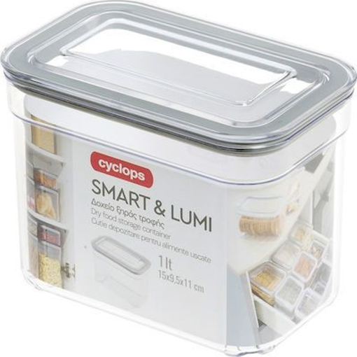 ΚΥΚΛΩΨ ΔΟΧΕΙΟ ΞΗΡΑΣ ΤΡΟΦΗΣ 1lit. - (SMART & LUMI)