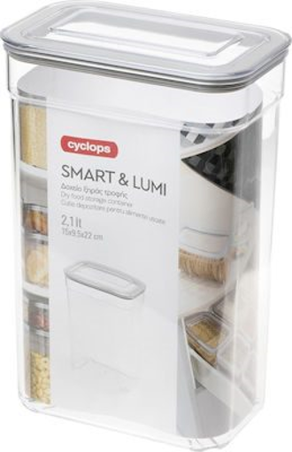 ΚΥΚΛΩΨ ΔΟΧΕΙΟ ΞΗΡΑΣ ΤΡΟΦΗΣ 2,1lit. - (SMART & LUMI)