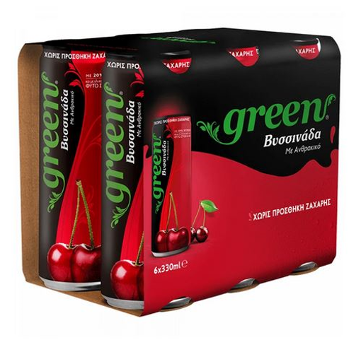 GREEN ΒΥΣΣΙΝΑΔΑ 330ml - (6PACK)