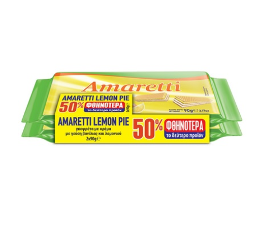 AMARETTI ΓΚΟΦ.ΛΕΜΟΝΙ 2ΤΜ(Το 2οΦΘΗΝΟΤΕΡΑ)Χ90ΓΡ.Χ18Τ