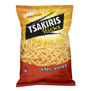 TSAKIRIS STICKS ΑΛΑΤΙ 120gr