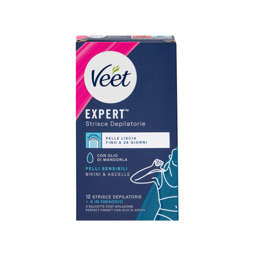 VEET ΤΑΙΝΙΕΣ ΑΠΟΤΡΙΧΩΣΗΣ ΠΡΟΣΩΠΟΥ EXPERT PELLI SENSIBILI VISO 12ΤΜΧ Σ6 