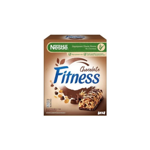 NESTLE BARS FITNESS 23,5gr. - (ΜΑΥΡΗ ΣΟΚΟΛΑΤΑ) (6τεμ)