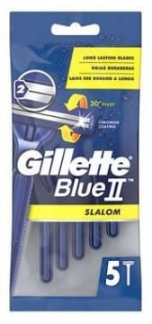 GILLETTE ΞΥΡΑΦΑΚΙΑ BLUE II (5ΤΜΧ) - (ΚΙΝΗΤΗ ΚΕΦΑΛΗ)