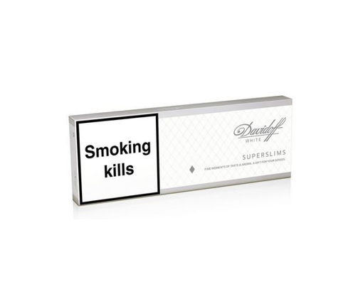 ΤΣΙΓΑΡΑ DAVIDOFF SUPER SLIM ΑΣΠΡΟ